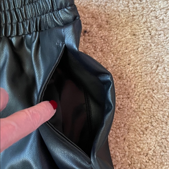 Fabletics Faux Leather Boxer Shorts - Picture 5 of 9